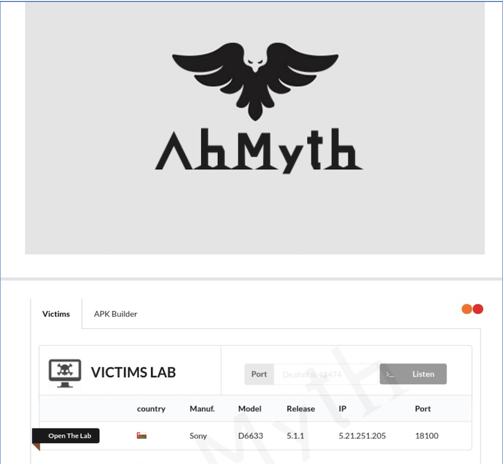 Figure 2: Screenshot of AhMyth repository on GitHub (Source - hxxps://github.com/AhMyth/AhMyth-Android-RAT)