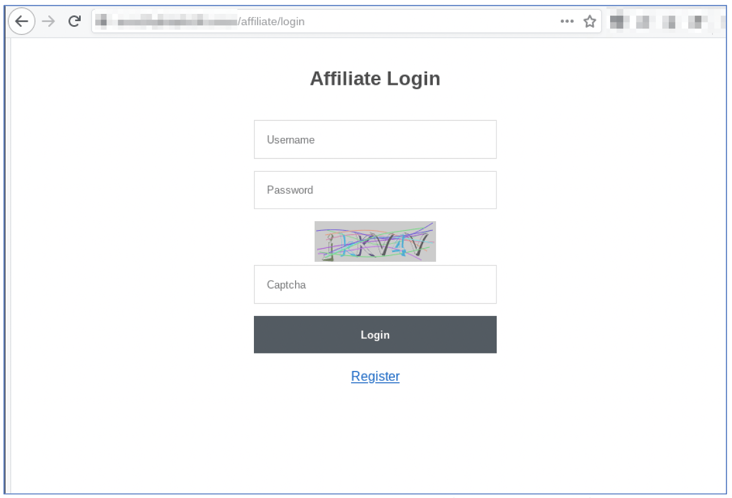 Figure 3: AvosLocker Affiliate Login Portal on the Tor anonymous network (captured July 15, 2021)