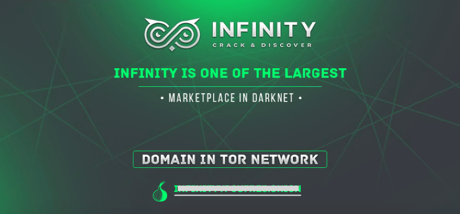 Figure 3: Infinity Market’s hallmark marketing banner on Club2CRD