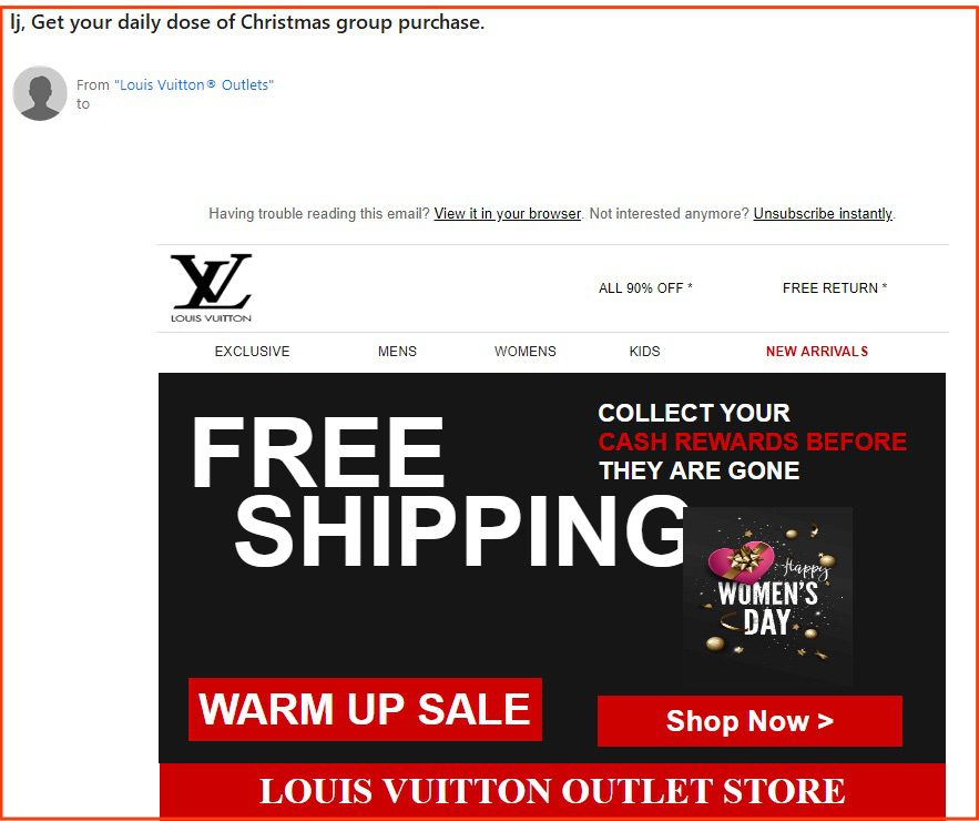 louis vuitton emails