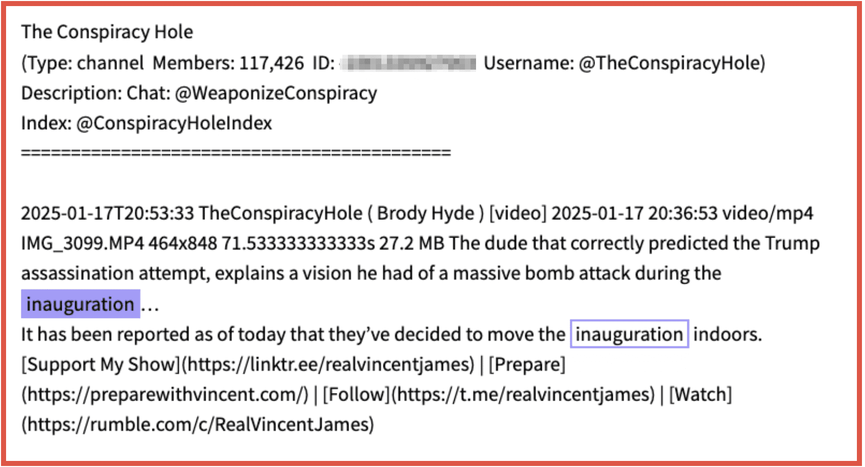 Dark Web Threats Surrounding the Inauguration | DarkOwl